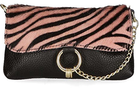 FELIPA Women's Handtasche Clutch Bag, Zebra Rosa