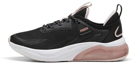 PUMA Cell Thrill, Road Running Shoe Unisex-Adulto, Black-Rose Gold-Mauve Mist, 36 EU