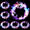 6 Pcs LED Haarreif, Haarkranz Leuchtend, Blumenkranz für Damen und Kinder - Geburtstag, Weihnachten, Halloween, Fasching, Party, Hochzeit Dekor