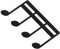 QUR Musikbuchhalter für Gitarre, Klavier, Violine, Cello, FlöTe, Musikinstrument für Klavier, Gitarre, Violine, Viola, Schwarz