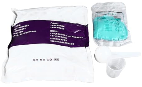 Colle pour Roche Vivante d'aquarium, Colle d'aménagement Paysager d'aquarium Solide, Durable et à Séchage Rapide pour l'eau de Mer et Les Coraux (Couleur des algues calcaires)