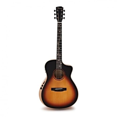Concert Electro-Acoustic Guitar Sonata-FX w/EXP 16 strings, Sunburst | All-in-One Solution for Practice Performance and Writing, Solid Sitka Spruce Top, Flamed Maple, Onboard FX System, Sunburst