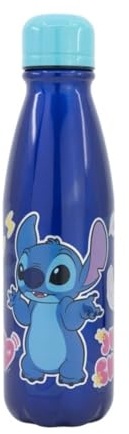 My sweety pop - Gourde Stitch - Acier Inoxydable – enfant – Adulte – Ado - Repas – 26,5 cm – 600 ml - Hydratation - Idée Cadeau – Bouteille (Stitch - Bleu)