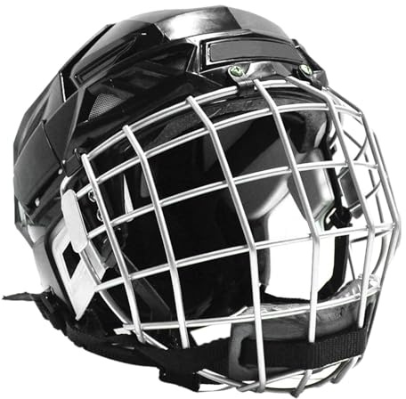 Cascos de hockey, cascos de portero de hockey, cascos de hockey sobre hielo, cascos de hockey resistentes protectores, equipo seguro y resistente, equipo transpirable y protector para jóvenes y