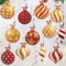 30 Stück Weihnachten Party Dekoration hängende Wirbel Weihnachtskugeln Hängedeko Deckenhänger Spiral Weihnachtliche Girlande Weihnachtsdeko für Xmas Winter Deko Deckenanhänger