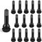 15 valves en Caoutchouc, Valve de Voiture Tr414 Valve tubeless Valve de Voiture Insert Valve encliquetable valves en Caoutchouc pour Voitures Motos vélos