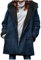 KOG Winterjacke Damen Fleecejacke Wintermantel Warm Jacke Einfarbig Oberteil Teenager Mädchen Vintage Strickjacke Basic Hoodie Teenager Baumwolle Marineblau XXL