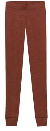 Dilling Leggings aus 100% natürlicher Merinowolle für Damen - Rot Melange 38