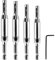 4Pcs Quick Release Drill Bit Guide Set, 1/4 Hex Shank Hinge Drill Bit Set with Spanner High Speed Steel Self Centering Drill Bit for Door Cabinet Window Pilot Hole (5/64 7/64 9/64 11/64)