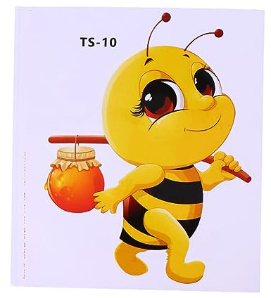 JECOMPRIS 3 Stück-pack 3d-autoaufkleber aus Pvc mit Gelbem Cartoon Bienenmotiv Selbstklebend und Langlebig für Karosserie Stoßstange und Fenster