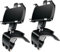 2-Pack Dashboard Car Phone Holder – 360° Rotating Adjustable Clip with Non-Slip Silicone Base, Hands-Free Car Mount，Universal Mount for 3-7 Inch Smartphones for Secure Navigation
