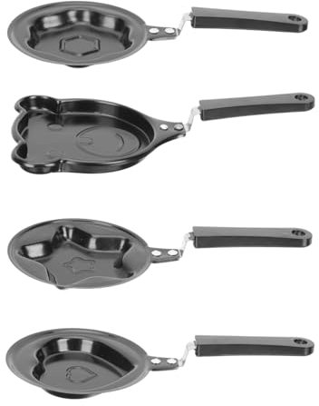 DECHOUS 3sets Cartoon Pan Baking Tin Pans Kit Oven Trays Maker Lids Cookie Flat Cooking Griddle Mini Pancakes Induction Griddle Frying Pan Pancake Pan Omelette Iron 4pcs*3