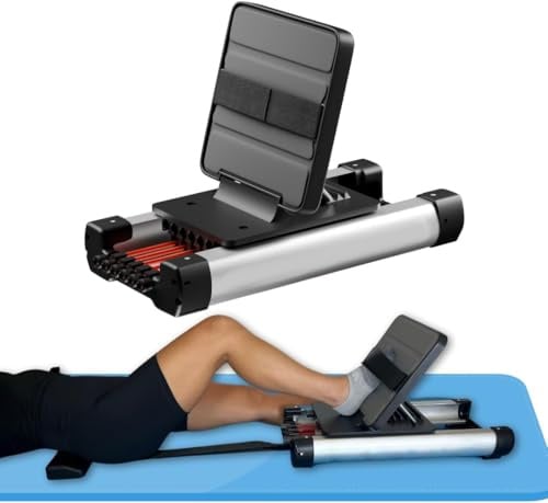 Bett-Beintrainer, 0-23 kg, Pedal-Rehabilitation, Pedalboard für Senioren, Tragbares Gerät für Beintraining und Physiotherapie mit 6 Widerstandsstufen