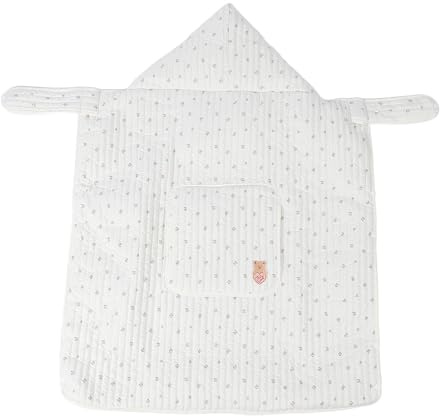 ViaGasaFamido Baby Winterträgerabdeckung mit Motorhaube und Großen Taschen, Universell für Babyträger und Baby Taillenhocker