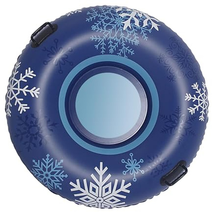 Djowyh Schlauchrodel - 109,98 cm Kältebeständige Aufblasbare Röhre - Strapazierfähiges Schneespielzeug - Für Winter Outdoor Aktivitäten Abenteuer Erkundungen Rennen Partys Lager