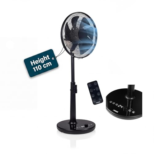 Princess Pedestal Fan – Elegant Design – 30 W – Powerful, Quiet & Energy-Efficient – 40 cm Diameter – Oscillating – 24 Speeds – 354860