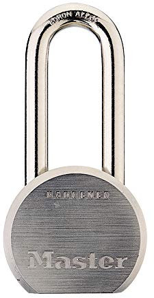 Master Lock 930DPF 930DLHPF Candado con llave, acero endurecido, metal, grillete de 5 cm