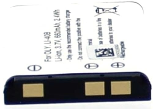 AGI 86495 Li-Ion 660 mAh 3,7 V Akku wiederaufladbar – Akkus (660 mAh,-Ionen (LiIon), 3,7 V, schwarz, weiß, 1 Stück (S))