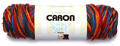 CARON SIMPLY SOFT STRIPES - 141G- CENTRAL PARK