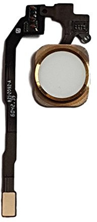 Smartex| Home Button Flexkable kompatibel mit iPhone 5S – Gold Homebutton Schalter Ersatzteil