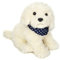 Teddy Hermann 91939 Hund Labradoodle 28 cm, Kuscheltier, Plüschtier, mit Sternchen-Halstuch, Sonderedition Lieblingshunde mit recycelter Füllung
