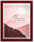 BIRAPA Monaco Bilderrahmen 70x100 cm Weinrot Gewischt - Bilderrahmen, Posterrahmen, Wechselrahmen, Bilderrahmen Modern
