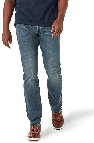 Lee Jeans da Uomo Performance Series Extreme Motion Straight Fit Tapered Leg, Mayday, 33W x 29L