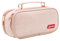 ONTYZZ Trousse Adolescents Grande Capacité Trousse 2 Compartiments Trousse Filles Garçons Toile Trousse pour L'école Travail Sac de Rangement Cosmétique Rose