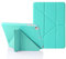 MuyDoux Funda para iPad Mini 5 4 3 2 1, Carcasa Origami iPad Mini 7,9 Pulgadas, 5 en 1 Múltiples Ángulos de Visión, Tapa Sedosa con Contraportada Suave Antigolpes, Auto Sueño/Estela, Azul Cielo