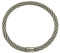 ACECHANNELEU Edelstahl Halsbänder Drahtseil Abschließbare Drehmomente Halsband Halsband Halskette Anhänger O-Ringe Halsbänder (Innendurchmesser 110mm)