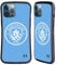 Head Case Designs Officially Licensed Manchester City Man City FC Blue White Mono Badge Hybrid Case Compatible With Apple iPhone 13 Pro Max