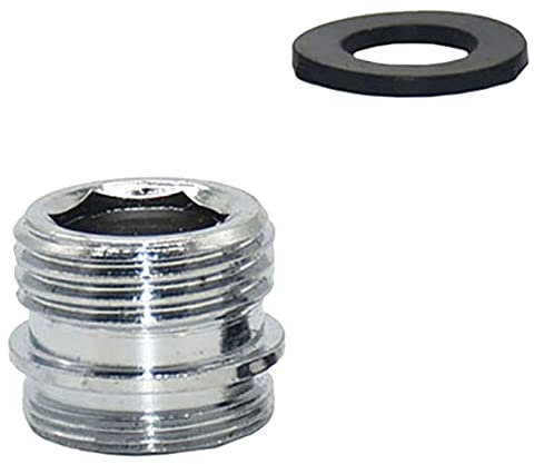 bzcemind 1pcs Ottone 1/2 Maschio a M22 M24 M20 Connettore Filetto Adatto per Bagno Adattatore per rubinetti Doccia Adattatore Femmina Connettore Femminile Raccordi in Rame,1/2 to M20 Male