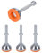 SPDYCESS 4 Pièces Pieds Réglables pour Meubles, M12×100mm×Ø50mm Filetage Très Résistant Acier Carbone Pied de Nivellement Ajusteur Niveleur Protecteur de Sol Reduire Le Bruit pour Machine Table