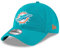 New Era Damen NFL Core Classic 9TWENTY verstellbare Mütze Cap Einheitsgröße, Miami Dolphins Aqua, Einheitsgröße