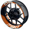 One-Wheel, 790 Racing, adesivo per cerchioni di alta qualità, adatto per KTM 790 Duke, motivo: monocromatico V2, per moto, cerchioni, colore arancione