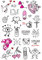 Temporäre Tattoos von Tatsy | Valentinstag, Tag der Liebe | Fake Tattoos für Kinder, Jungen, Mädchen, Erwachsene, Frauen | Verkleidung | Einzigartige Motive | Valentinstag Accessoires