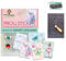 mikiprojekt® 2in1 Premium Prickelnadel Set Kinder inkl. Stickbilder, Wollfilz - ohne Plastik, made in Germany - Sicheres Prickeln & Sticken Kinder Set aus unbedenklichem Premium Material - Prickelset