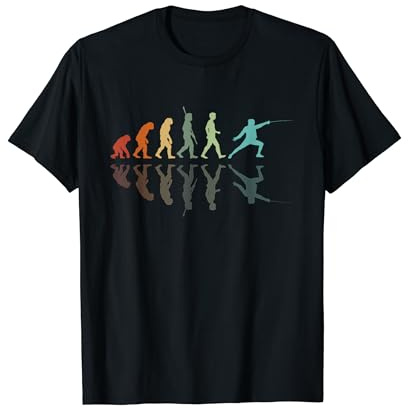 Escrime Évolution - Cadeau Pour Les Passionnés D'escrime T-Shirt