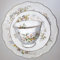 6 AngiesStrickverkauft : Royal Albert / Original/HawORTH / 1 tasse - 1 soucoupe - 1 assiette à gâteau / original / Chine d'os / Angleterre