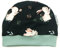 Kleine Könige Mütze Baby Mädchen Beanie · Modell Hase Häschen Heidi schwarz, Mint · Ökotex 100 Zertifiziert · Größe 74/80