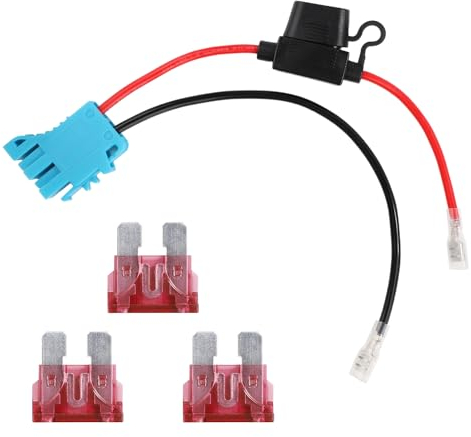 Kabelbaum-Stecker, Ersatz für Kabelbaum-Kit mit 3 zusätzlichen Sicherungen Kompatibel mit Peg-Perego Fahrzeug-Kinderspielzeug Werkzeugzubehör