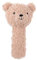 Jollein Hochet pour bébé - Ours en peluche - Rose sauvage - Boucle - 100% polyester - 22 x 9 x 20 cm