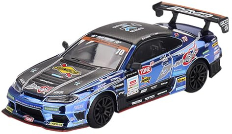 MINI GT 1/64 - Nissan S15 Silvia LB-Super - D-Max Racing 2023 MGT00855-BL