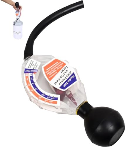 AJUNLKVDR Testeur Liquide de Refroidissement,Testeur D'Antigel pour Automobiles,Testeur D'Antigel,Appareil Mesure du Liquide de Refroidissement,Eau de Refroidissement,Testeur D'Antigel Jusqu'à -43 °C