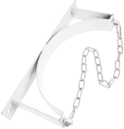 Gas Cylinder Wall Mounted Bracket Steel White Wall Brackets