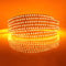 Wisada LED Band 10M, 24V SMD2835 180LEDs/M LED Streifen, Superhell Orange Flexibler FPCB:8MM LED Stripe für Weihnachten, Halloween, Urlaub, Innendekoration und Beleuchtung(Ohne Adapter)