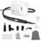COSTWAY 1500W Pulitore a Vapore Portatile, Vaporizzatore Domestico con Serbatoio d'Acqua 1 L (Sostenibile), Tempo Riscaldamento 10s, Macchina per Pulizia a Vapore Multiuso (Bianco)