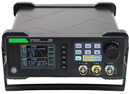 Sat Finder, ET3320C/ET3340C Generatore di segnale digitale DDS Generatore di forme d'onda Sorgente di segnale a impulsi Misuratore di frequenza 300MSa/s Funzione di modulazione AM/FM/PM,per l'imposta