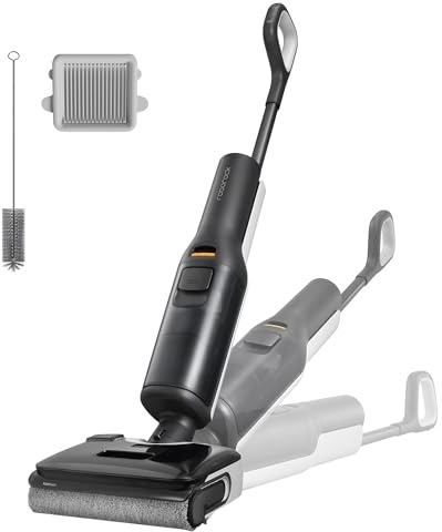 roborock F25 Nass Trockensauger, 20.000 Pa Staubsauger mit Wischfunktion | 180° Lie-Flat Nasssauger, 90°C Heißluft-Schnelltrocknung & Hochtemperatur-Selbstreinigung, Anti-Tangle für Hartböden