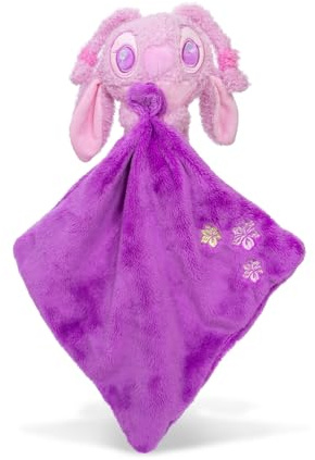 Disney Angel Plüsch mit Schmusetuch, aus 100 % recyceltem Material, Schmuse- & Einschlaftuch für Babys ab 0 Monaten, nachhaltig & weich
